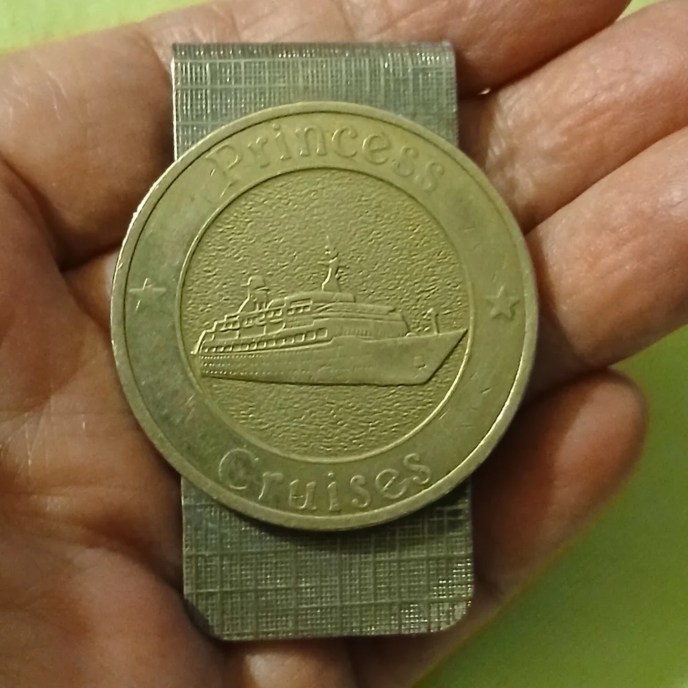 Vintage money clip Princess Cruises